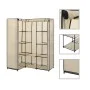 Armario de esquina color crema 130x87x169 cm de vidaXL, Armarios roperos - Ref: Foro24-282451, Precio: 52,05 €, Descuento: %