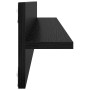 Estanterías de pared 4 pcs Roble Negro 80 x 11,5 x 18 cm en Estanterías | Comprar online en Foru.es