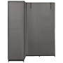 Armario de esquina gris 130x87x169 cm de vidaXL, Armarios roperos - Ref: Foro24-282452, Precio: 56,77 €, Descuento: %