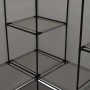 Armario de esquina gris 130x87x169 cm de vidaXL, Armarios roperos - Ref: Foro24-282452, Precio: 56,77 €, Descuento: %