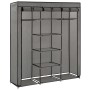 Armario con compartimentos y varillas tela gris 150x45x175 cm de vidaXL, Armarios roperos - Ref: Foro24-282456, Precio: 44,64...