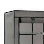 Armario con compartimentos y varillas tela gris 150x45x175 cm de vidaXL, Armarios roperos - Ref: Foro24-282456, Precio: 44,64...