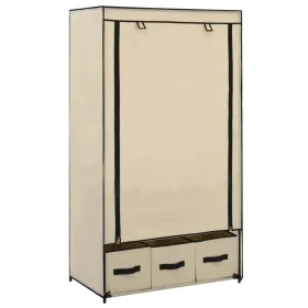 Kleiderschrank aus cremefarbenem Stoff, 87 x 49 x 159 cm von vidaXL, Kleiderschränke - Ref: Foro24-282459, Preis: 47,88 €, Ra...