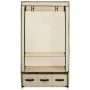Armario de tela color crema 87x49x159 cm de vidaXL, Armarios roperos - Ref: Foro24-282459, Precio: 47,88 €, Descuento: %