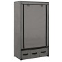 Armario de tela gris 87x49x159 cm de vidaXL, Armarios roperos - Ref: Foro24-282460, Precio: 50,97 €, Descuento: %