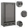 Armario de tela gris 87x49x159 cm de vidaXL, Armarios roperos - Ref: Foro24-282460, Precio: 47,88 €, Descuento: %