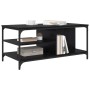 Mesa de Café Roble Negro 100 x 50 x 45 cm Madera contrachapada en Mesas de centro | Comprar online en Foru.es