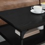 Mesa de Café Roble Negro 100 x 50 x 45 cm Madera contrachapada en Mesas de centro | Comprar online en Foru.es