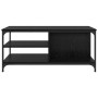 Mesa de Café Roble Negro 100 x 50 x 45 cm Madera contrachapada en Mesas de centro | Comprar online en Foru.es
