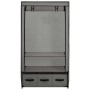 Armario de tela gris 87x49x159 cm de vidaXL, Armarios roperos - Ref: Foro24-282460, Precio: 50,97 €, Descuento: %