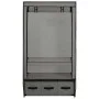 Armario de tela gris 87x49x159 cm de vidaXL, Armarios roperos - Ref: Foro24-282460, Precio: 47,88 €, Descuento: %