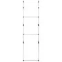 Armario telescópico con barras de aluminio de vidaXL, Armarios roperos - Ref: Foro24-321105, Precio: 47,23 €, Descuento: %