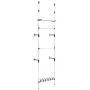 Sistema de armario telescópico con barras y estante aluminio de vidaXL, Armarios roperos - Ref: Foro24-321107, Precio: 51,81 ...