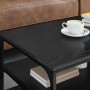 Mesa de Café Roble Negro 90 x 49 x 40 cm Madera contrachapada en Mesas de centro | Comprar online en Foru.es