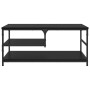 Mesa de Café Roble Negro 90 x 49 x 40 cm Madera contrachapada en Mesas de centro | Comprar online en Foru.es