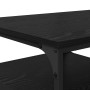 Mesa de Café Roble Negro 90 x 49 x 40 cm Madera contrachapada en Mesas de centro | Comprar online en Foru.es