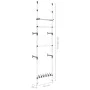 Sistema de armario telescópico con barras y estante aluminio de vidaXL, Armarios roperos - Ref: Foro24-321107, Precio: 51,81 ...