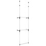 Sistema de armario telescópico con barras de aluminio de vidaXL, Armarios roperos - Ref: Foro24-321112, Precio: 53,26 €, Desc...