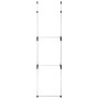 Sistema de armario telescópico con barras de aluminio de vidaXL, Armarios roperos - Ref: Foro24-321112, Precio: 53,26 €, Desc...