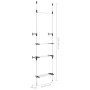 Sistema de armario telescópico con barras y estante aluminio de vidaXL, Armarios roperos - Ref: Foro24-321113, Precio: 74,60 ...