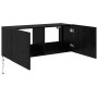 Mueble de TV Montado en la Pared Roble Negro 100 x 35 x 41 cm en Muebles TV | Comprar online en Foru.es