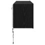 Mueble de TV Montado en la Pared Roble Negro 100 x 35 x 41 cm en Muebles TV | Comprar online en Foru.es