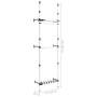 Sistema de armario telescópico con barras y estante aluminio de vidaXL, Armarios roperos - Ref: Foro24-321114, Precio: 59,96 ...