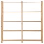 Estantería de 5 niveles madera pino maciza 170x28,5x170 cm de vidaXL, Estanterías industriales - Ref: Foro24-327319, Precio: ...