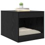 Cubículo para caja de arena de gato Roble Negro 47 x 59 x 42 cm en Mobiliario para gatos | Comprar online en Foru.es