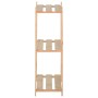 Estantería de 3 niveles madera pino maciza 80x28,5x90 cm de vidaXL, Estanterías industriales - Ref: Foro24-327321, Precio: 36...