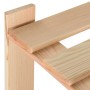 Estantería de 3 niveles madera pino maciza 80x28,5x90 cm de vidaXL, Estanterías industriales - Ref: Foro24-327321, Precio: 36...