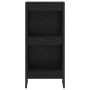 Estantería para libros Roble Negro 80 x 30 x 155 cm en Librerías y estanterías | Comprar online en Foru.es