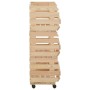 Carrito para verduras madera maciza de pino 57x30x80 cm de vidaXL, Carros de cocina y comedor - Ref: Foro24-327326, Precio: 8...