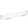 Rieles para armario telescópicos 2 unidades plateado 58-100 cm de vidaXL, Organizadores de vestidores y perchas de barra - Re...