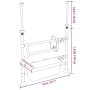 Organizador de cocina ajustable aluminio de vidaXL, Contenedores para almacenaje - Ref: Foro24-344378, Precio: 24,99 €, Descu...