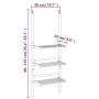 Tendedero de 3 niveles de aluminio de vidaXL, Tendederos y perchas - Ref: Foro24-344383, Precio: 45,53 €, Descuento: %