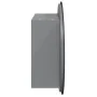Armario de baño con espejo redondo y LED gris 40x40x17,5 cm de vidaXL, Tocadores de baño - Ref: Foro24-345581, Precio: 108,00...