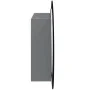 Armario de baño con espejo redondo y LED gris 54x54x17,5 cm de vidaXL, Tocadores de baño - Ref: Foro24-345589, Precio: 127,15...