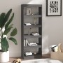 Estantería/divisor de espacios madera pino gris 60x30x167,5 cm de vidaXL, Librerías y estanterías - Ref: Foro24-808175, Preci...