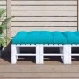 Cojín para palés tela turquesa 120x80x12 cm de vidaXL, Cojines para sillas y sofás - Ref: Foro24-360534, Precio: 57,08 €, Des...