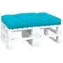Cojín para palés tela turquesa 120x80x12 cm de vidaXL, Cojines para sillas y sofás - Ref: Foro24-360534, Precio: 57,08 €, Des...