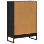 Estantería para libros Roble Negro 80 x 30 x 155 cm en Librerías y estanterías | Comprar online en Foru.es