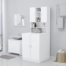 Armario de lavadora blanco 71x71,5x91,5 cm de vidaXL, Accesorios para lavadoras y secadoras - Ref: Foro24-808395, Precio: 79,...
