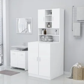 Armario de lavadora blanco 71x71,5x91,5 cm de vidaXL, Accesorios para lavadoras y secadoras - Ref: Foro24-808395, Precio: 80,...