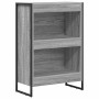 Estantería para libros Gris Sonoma 80 x 30 x 155 cm en Librerías y estanterías | Comprar online en Foru.es