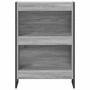 Estantería para libros Gris Sonoma 80 x 30 x 155 cm en Librerías y estanterías | Comprar online en Foru.es