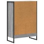 Estantería para libros Gris Sonoma 80 x 30 x 155 cm en Librerías y estanterías | Comprar online en Foru.es