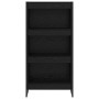 Estantería para libros Roble Negro 80 x 30 x 155 cm en Librerías y estanterías | Comprar online en Foru.es