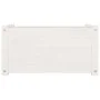 Jardineras 2 uds madera maciza de pino blanco 60x31x31 cm de vidaXL, Maceteros y jardineras - Ref: Foro24-810707, Precio: 54,...