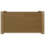 Jardinera de madera maciza de pino marrón miel 60x31x31 cm de vidaXL, Maceteros y jardineras - Ref: Foro24-810710, Precio: 42...